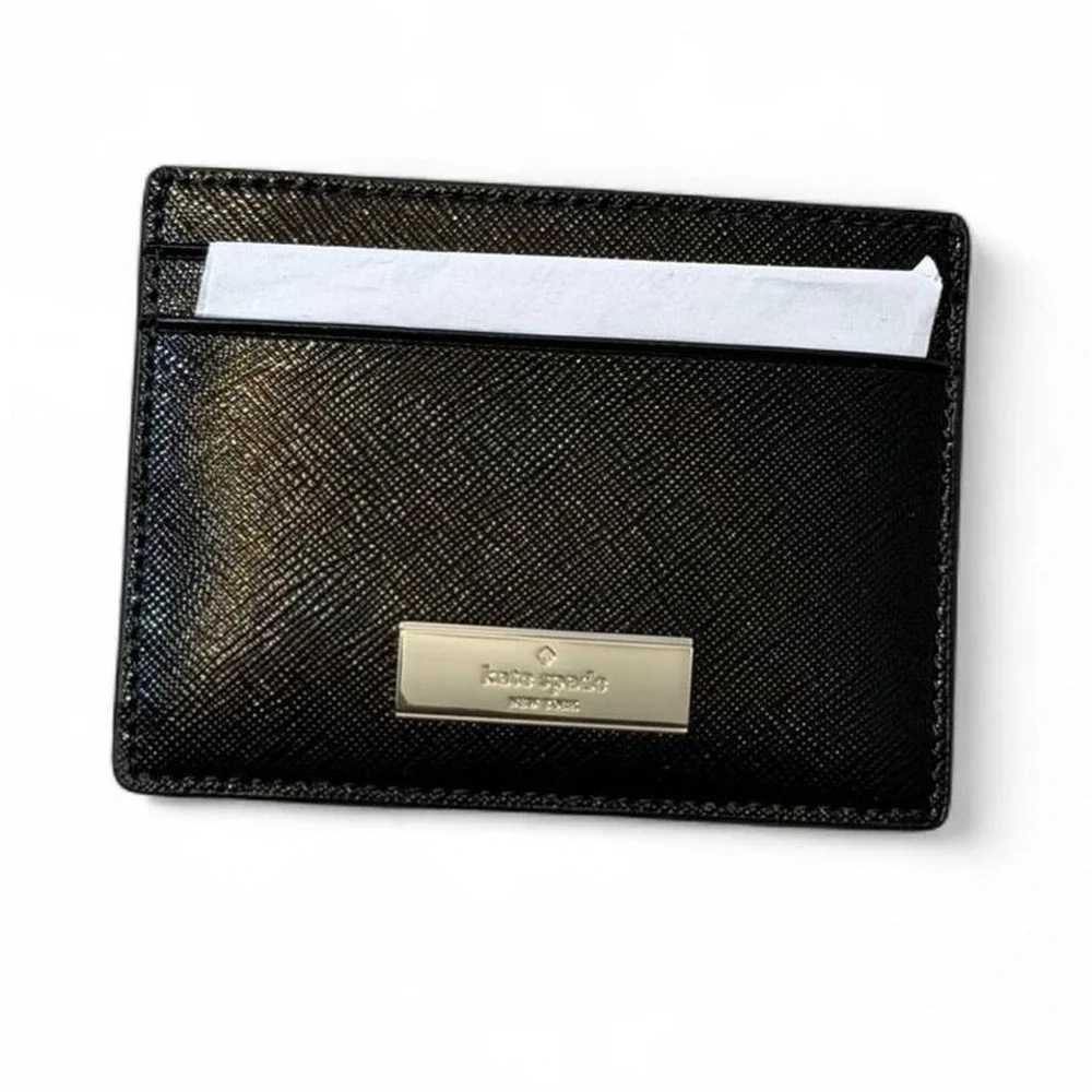 Kate Spade‎ Black Leather Card Holder